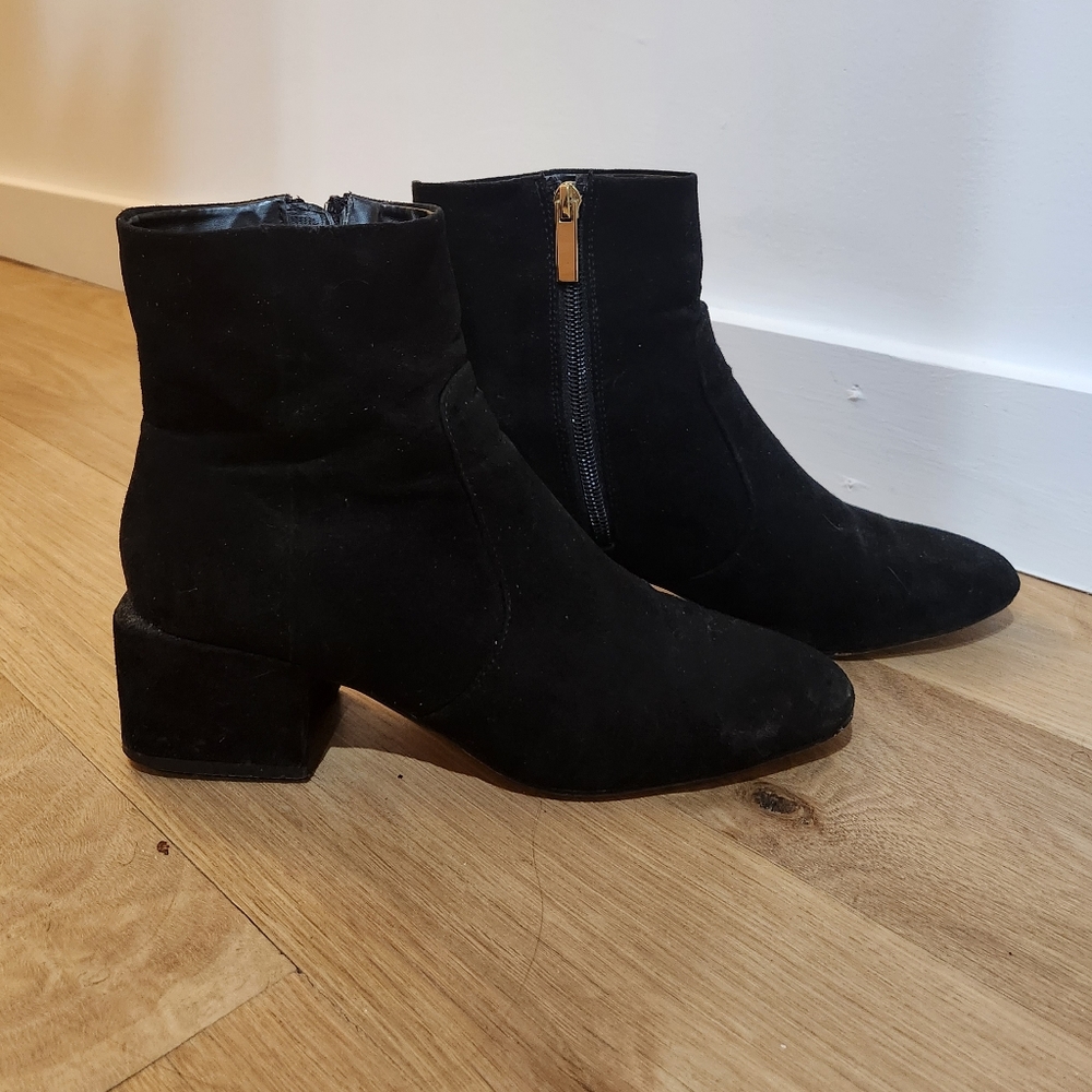 Topshop black boots 7.5 (38)